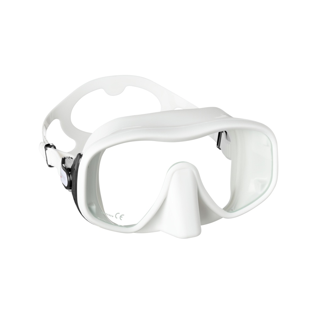 [068591] MASQUE MARES JUPITER (JUPE : BLANC / CERCLAGE : BLANC-NOIR)