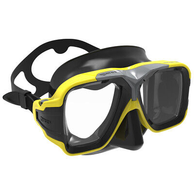 [068628] MASQUE MARES ROVER HD (JUPE : NOIR/ CERCLAGE : GRIS-JAUNE)
