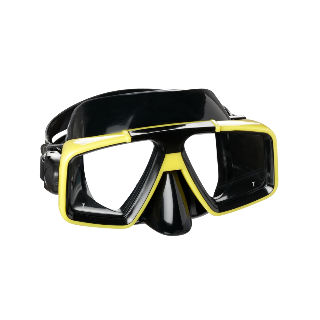 [068664] MASQUE MARES STARFISH (JUPE : NOIR / CERCLAGE : NOIR-JAUNE)