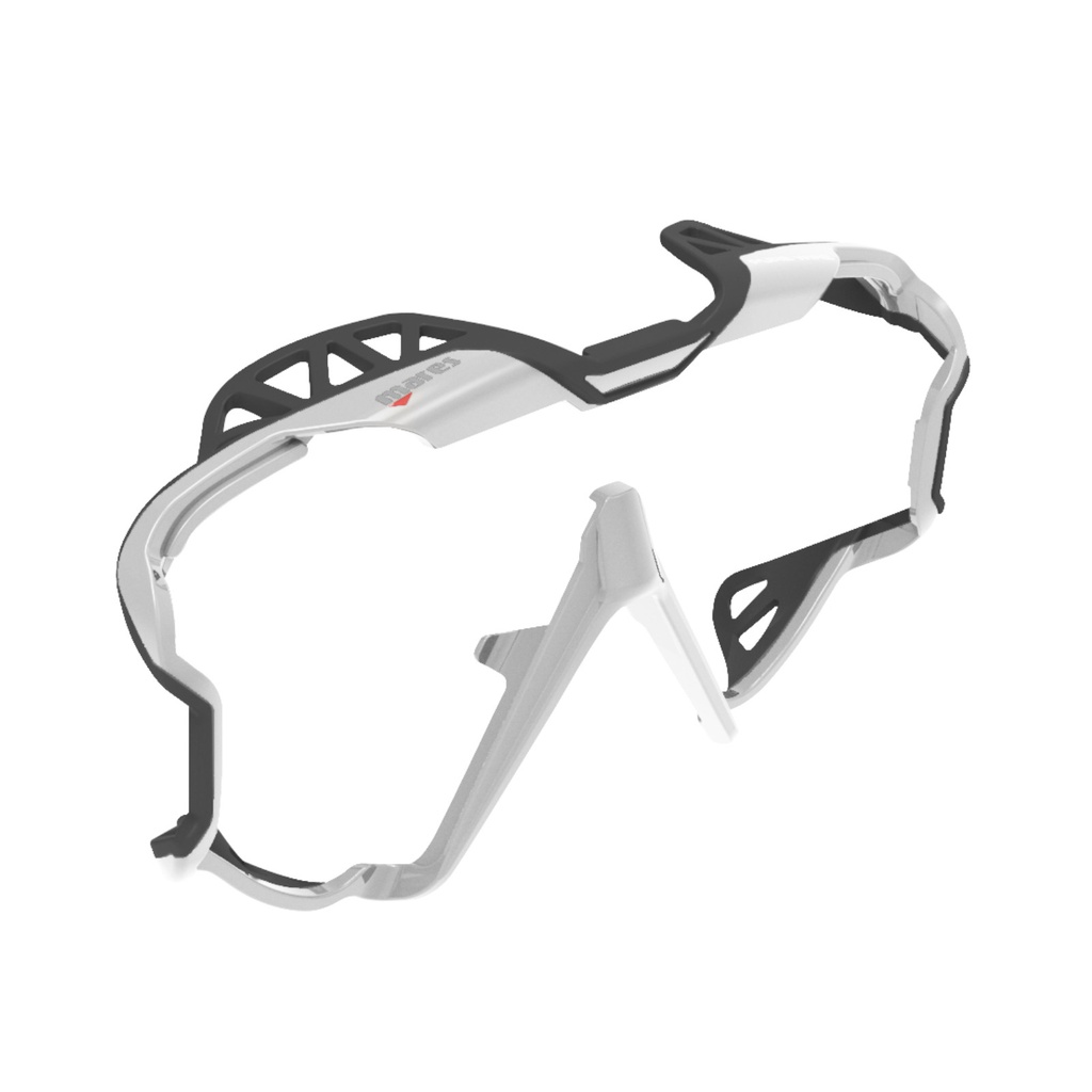 [007191] MASQUE KIT MARES PURE WIRE SINGLE FRAME (BLANC GRIS)
