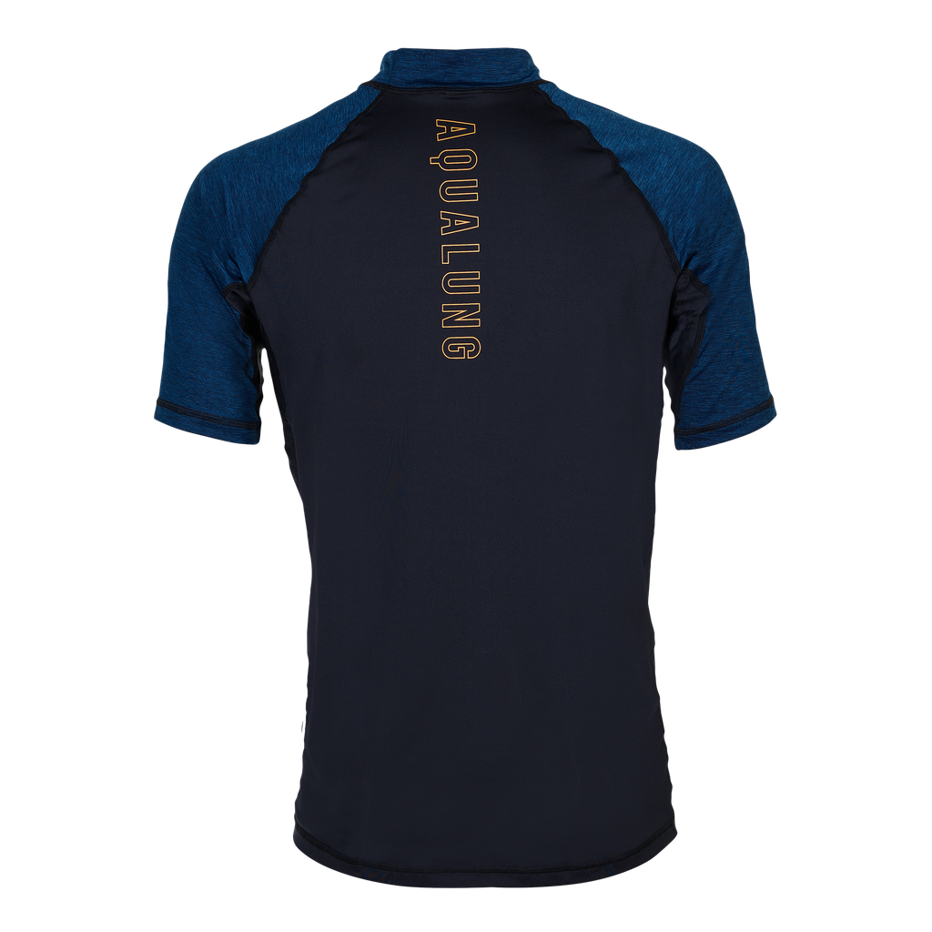 RASH GUARD AQUALUNG SLIM FIT MANCHES COURTE HOMME 