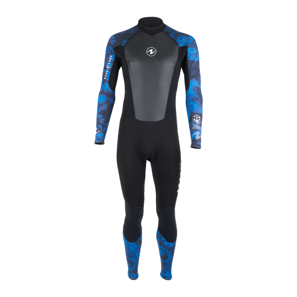 WETSUIT AQUALUNG HYDROFLEX CAM BLU MEN 1MM