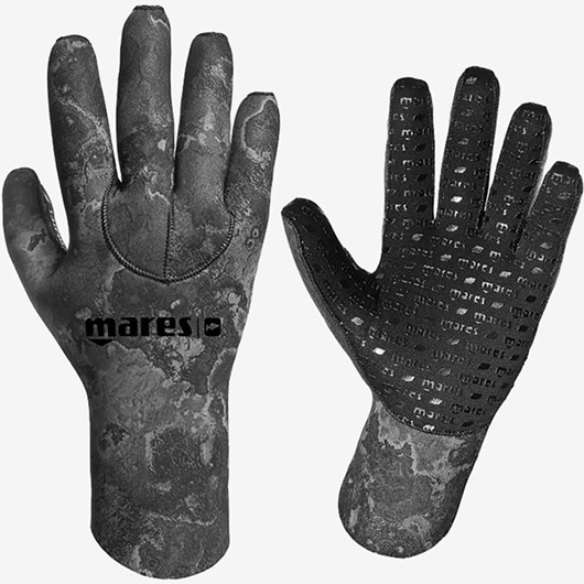 GANTS MARES CAMO BLACK 30 3MM