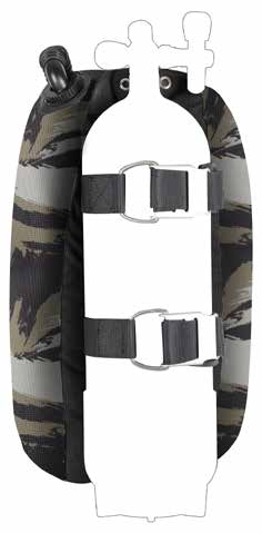 GILET MARES XR-TACTICAL GREEN SINGLE BACKMOUNT SET 2024