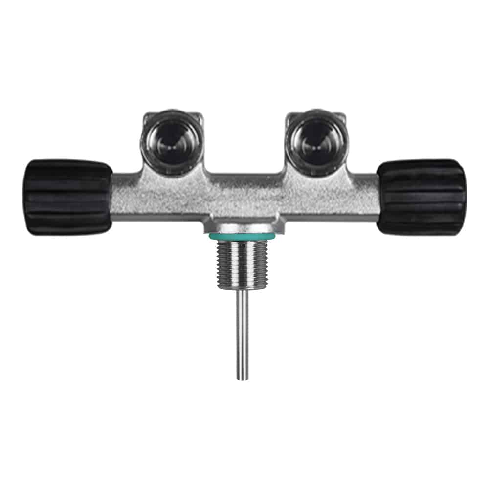 BOUTEILLE BTS MES S80/200 BAR ALU NATUR ROBINET DOUBLE