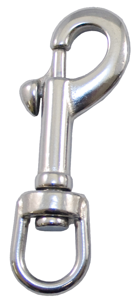 MOUSQUETON À TAGETTE ÉMERILLON EN INOX ESM 62 MM