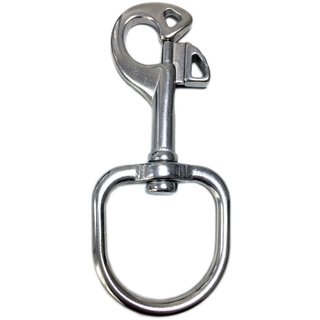 MOUSQUETON À TAGETTE ÉMERILLON EN INOX POLARIS BUTTERFLY BOLTSNAP -10,8 CM