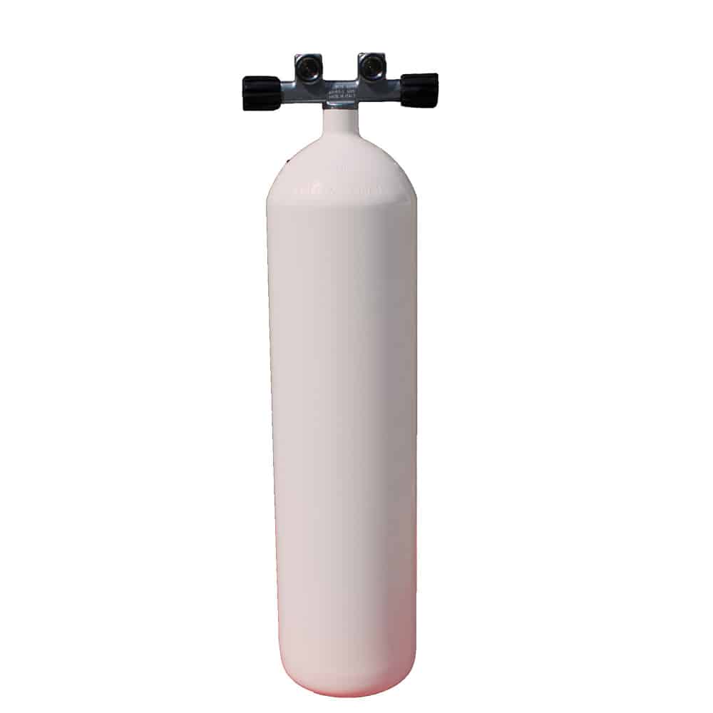 BOUTEILLE ECS 12L LONG/232 BAR  CONCAVE ROBINET 2 SORTIE TWIN