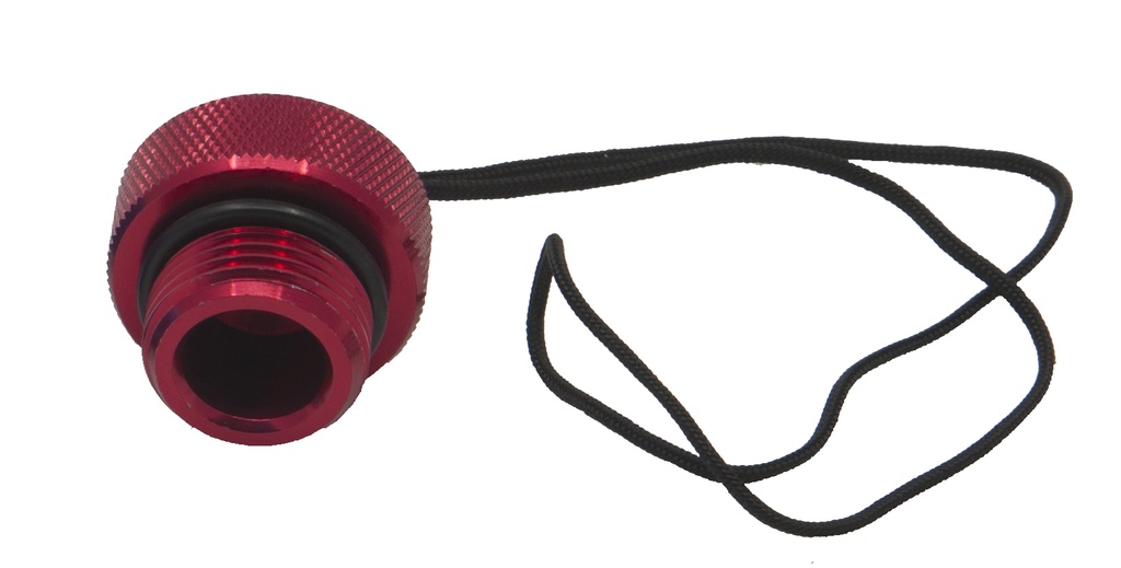 [048293] BOUCHON ESM DIN MÂLE EN ALUMINIUM (BLEU)