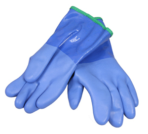 [048592] GANTS SITECH PVC BLEU AVEC SOUS GANTS (L)