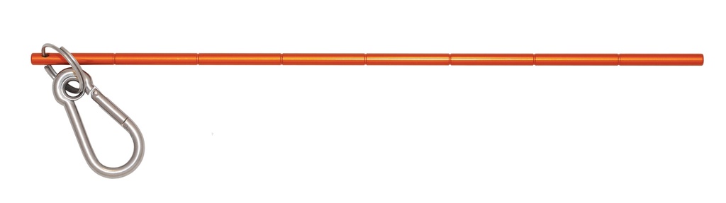[049086] POINTEUR ESM STICK SOUS MARIN, ALUMINIUM AVEC MOUSQUETON (ORANGE)