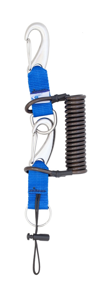 [051458] SPIRALE ESM TIRE BOUCHON INOX (BLUE/BLACK)