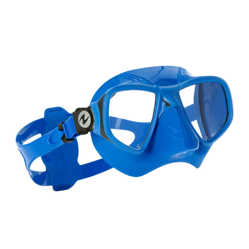 [055943] MASQUE AQUALUNG MICROMASK X (JUPE : BLEU / CERCLAGE : BLEU)