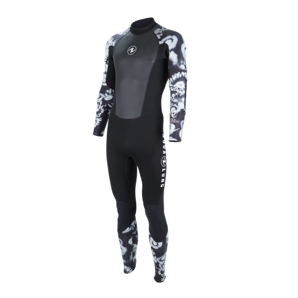 MONOPIECE AQUALUNG HYDROFLEX CAMO BLU HOMME 3MM