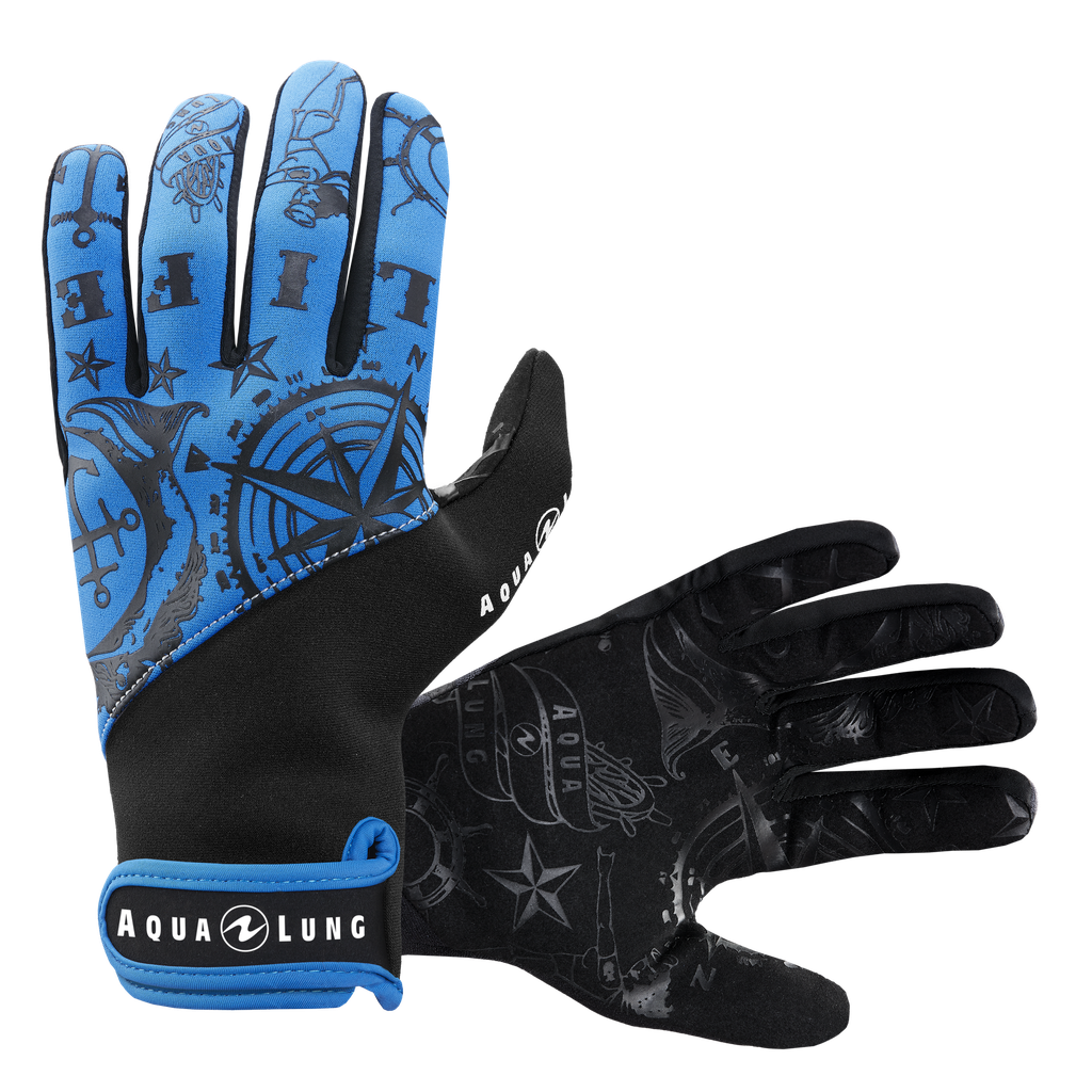 [056761] GANTS AQUALUNG ADMIRAL III  2MM (XL, BLEU)