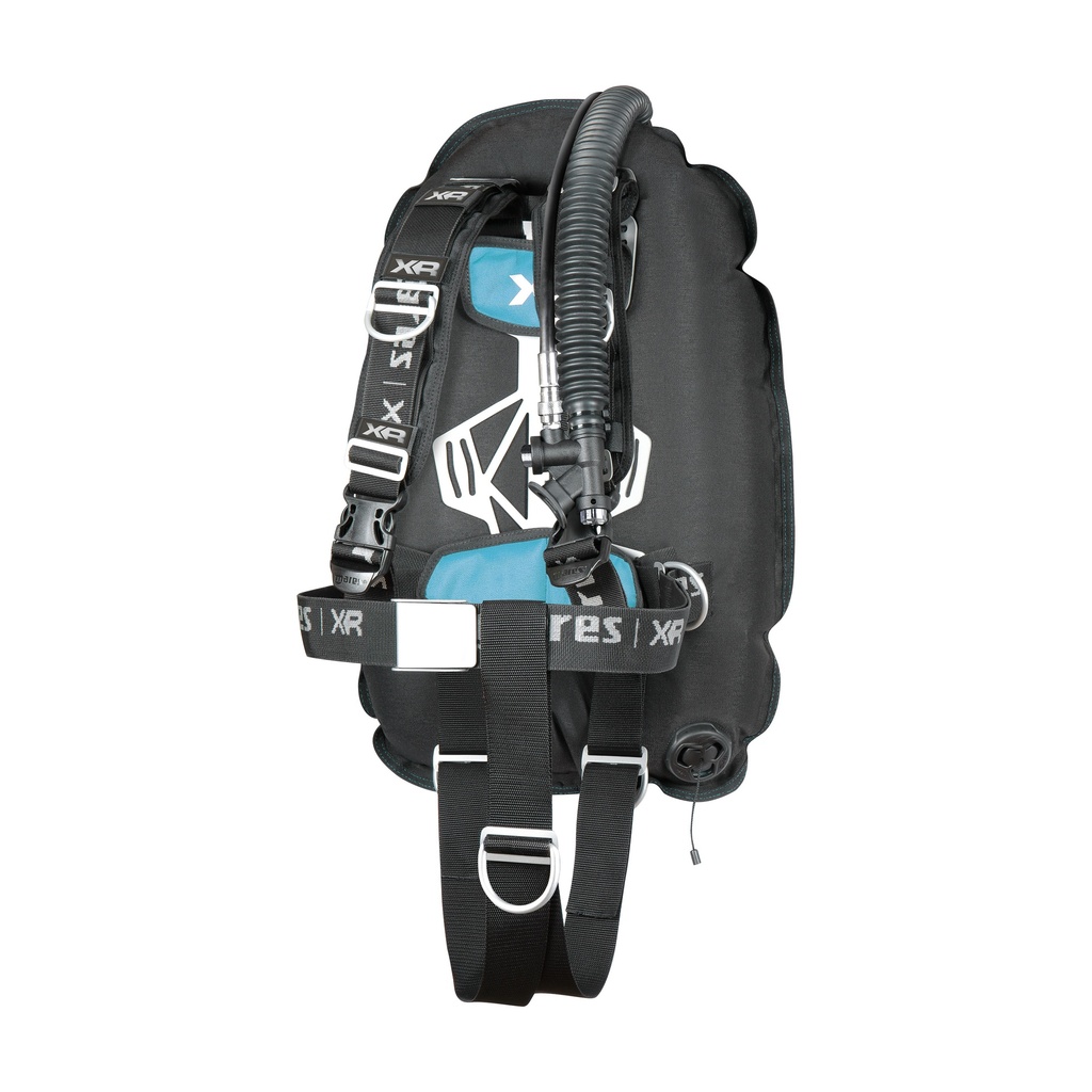 [059432] GILET MARES XR REC TRIM SINGLE BACKMOUNT SET  (AQUA)
