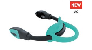 [060275] SANGLE DE PALMES MARES BUNGEE FIN STRAP (PAIR) (AQUA, XS)