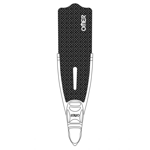 [068160] AUTOCOLLANT OMER BLADE COVER (CARBON)