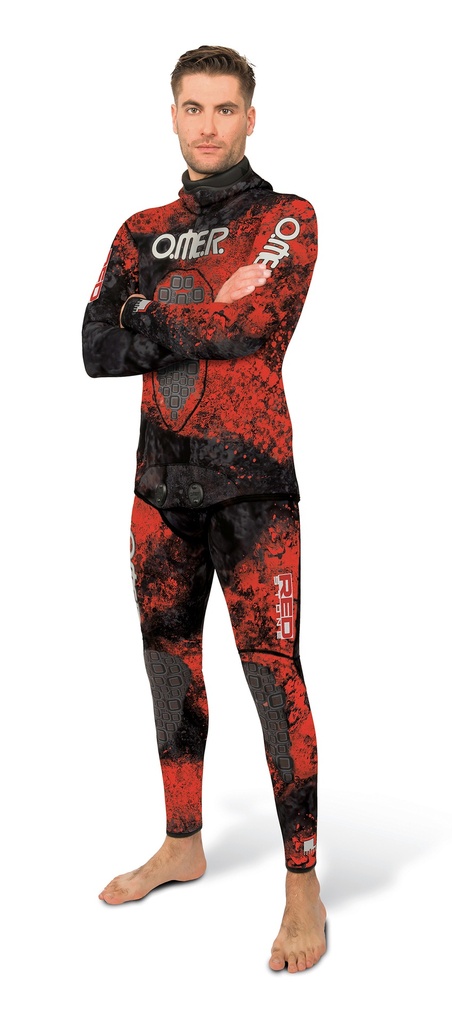 [068389] VESTE OMER APNEE RED STONE 5MM (3XL)