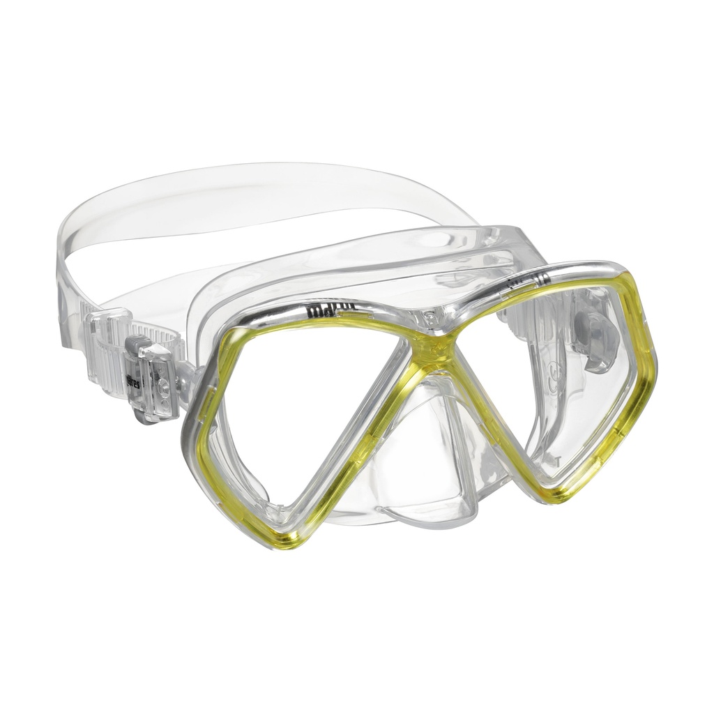 [068604] MASQUE MARES PIRATE  (JUPE : TRANSPARENT/ CERCLAGE : JAUNE)