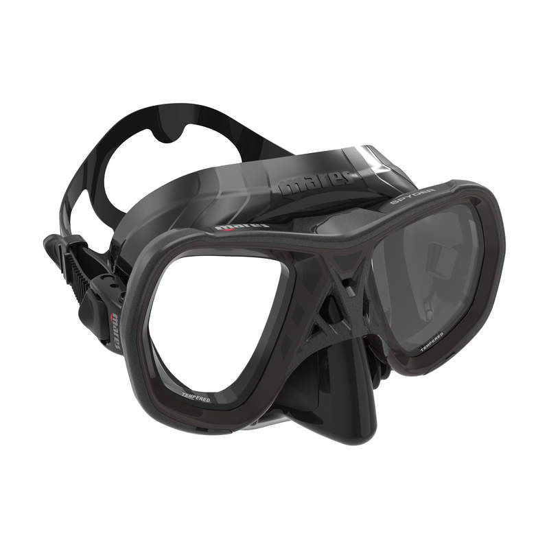 [068658] MASQUE MARES SPYDER SF (JUPE : NOIR / CERCLAGE : NOIR)