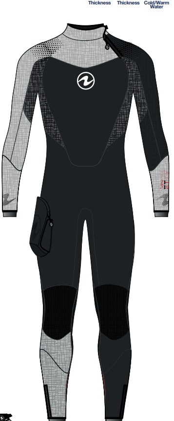 [070111] MONOPIECE AQUALUNG DYNAFLEX HOMME 7MM (L)