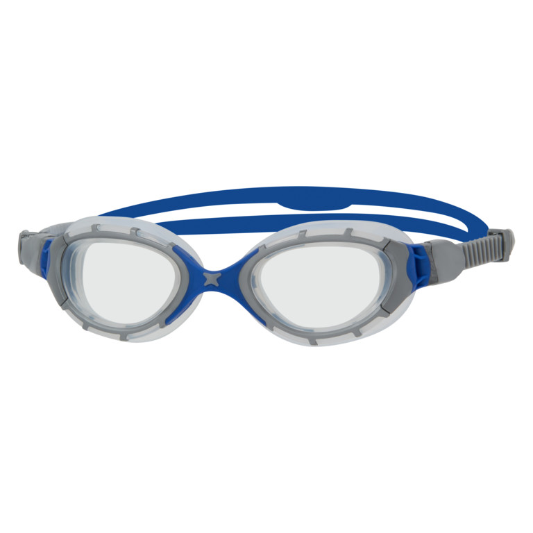 [070877] LUNETTE ZOGGS PREDATOR FLEX  (CLEAR/BLUE, S)