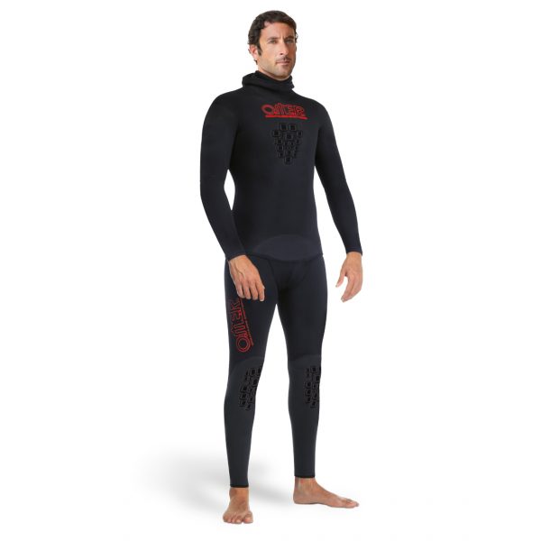 [071318] MONOPIECE OMER APNEE BLACK SEA BIFO HOMME 5mm  (L)
