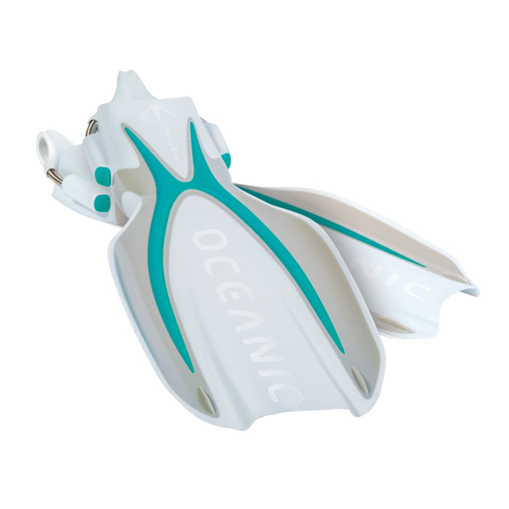 [071822] PALMES OCEANIC MANTA RAY (S, BLEU OCEAN / BLANC)