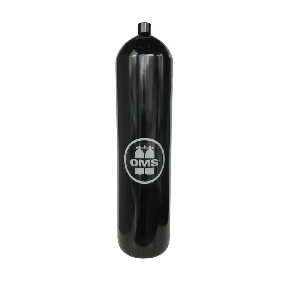 BOUTEILLE ECS 12L LONG/232 BAR CONCAVE BLACK (FÛT SEUL)