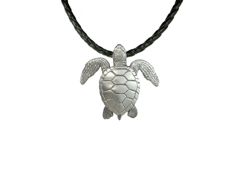 [073749] COLLIER BIG BLUE BY ROLAND ST JOHN (Etain, Turtle)