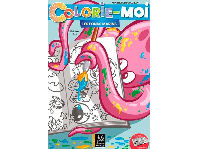 [073786] LIVRE COLORIE-MOI LES FONDS MARINS