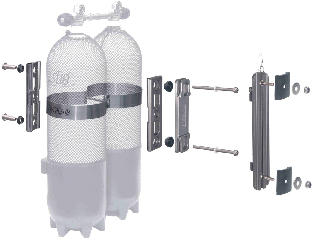 QUICK RELEASE SYSTEM METALSUB SET 1 + 2