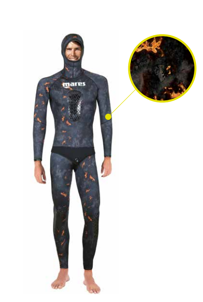 VESTE MARES EXPLORER LAVA OPEN CELL HOMME 7MM