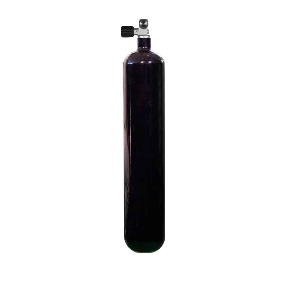 [075826] BOUTEILLE ECS 3L/232 BAR 100 MM ROBINET MONO BLACK