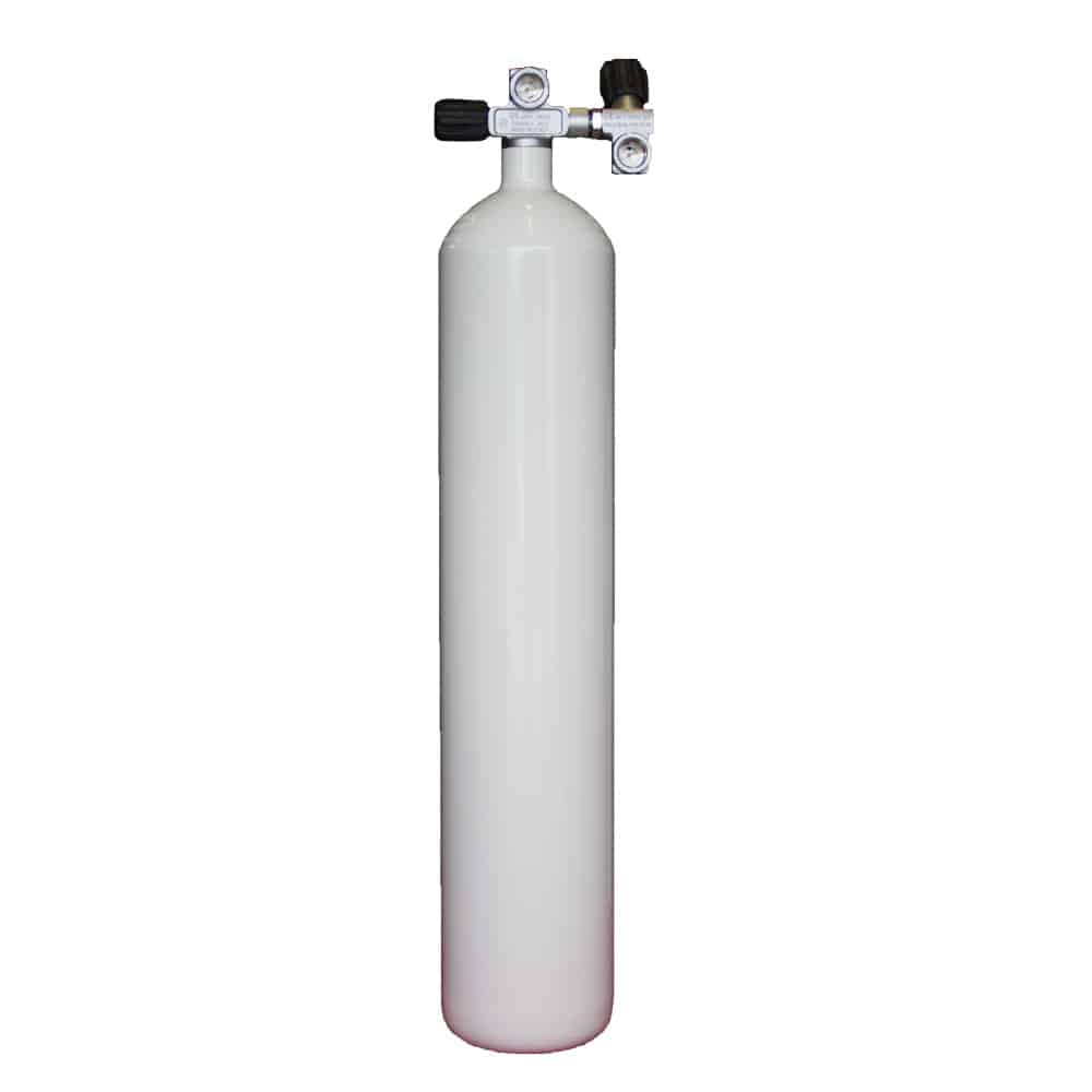 [075864] BOUTEILLE ECS 8,5L/232 BAR CONCAVE ROBINET 2 SORTIES