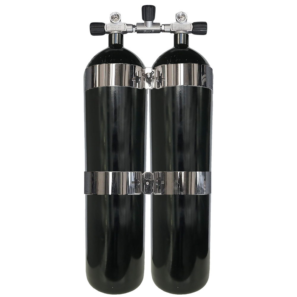 [075874] BOUTEILLE ECS BI 12L/232 BAR CONCAVE DIR STYLE BLACK