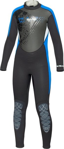 [000436] MONOPIECE BARE MANTA FULL ENFANT 3/2MM (14 ans)