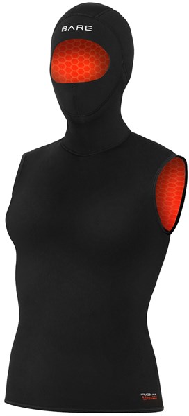 [000561] SS-VET BARE 5/3MM ULTRAWARMTH NIXIE TOP CAGOULE FEMME (L)