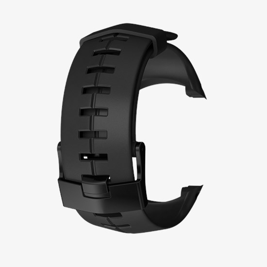 [009075] BRACELET SUUNTO KIT BRACELET NOIR EN SILICONE AVEC BOUCLE NOIRE POUR DX