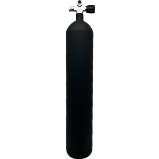 [073203] BOUTEILLE POLARIS ECS 8,5L /232 BAR CONCAVE BLACK ROBINET 1 SORTIE EXP. RIGHT