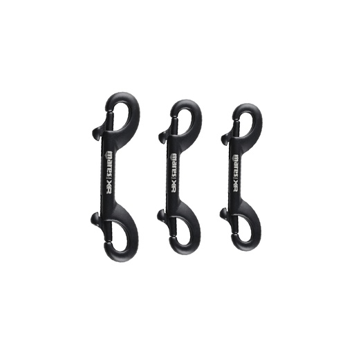 MOUSQUETON DOUBLE CERAMIQUE NOIRE MARES  - XR LINE