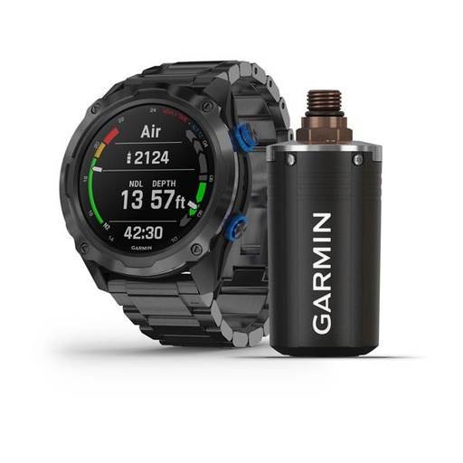 ORDINATEUR GARMIN DESCENT MK2I TITANIUM BUNDLE