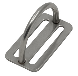 [044036] BOUCLE ESM D-RING INOX 90°