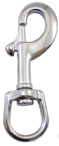 [044633] MOUSQUETON À TAGETTE ÉMERILLON EN INOX ESM 90 MM