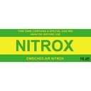 AUTOCOLLANT POLARIS NITROX - 29 X 10 CM